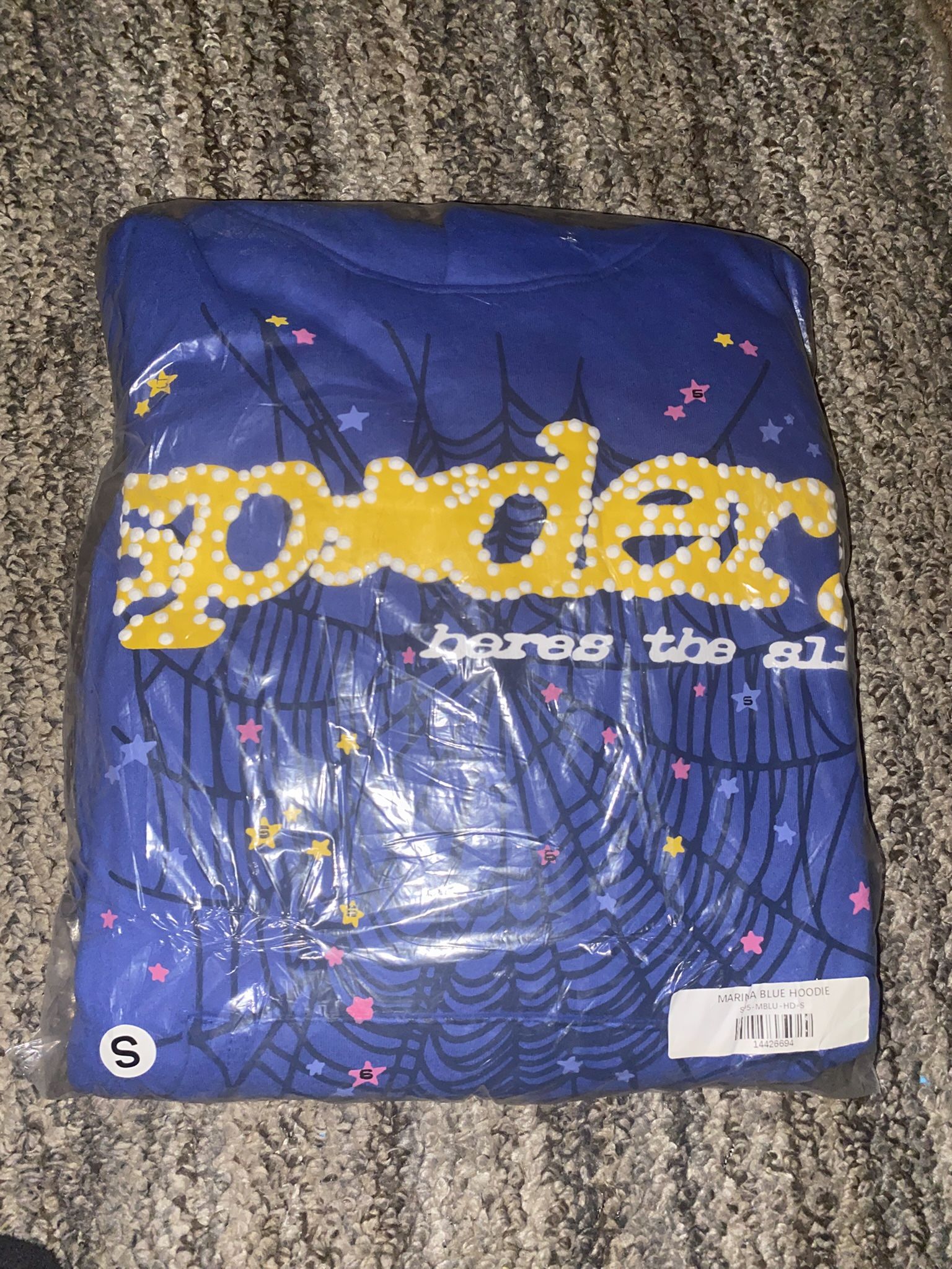 Blue And Yellow Spider Hoodie