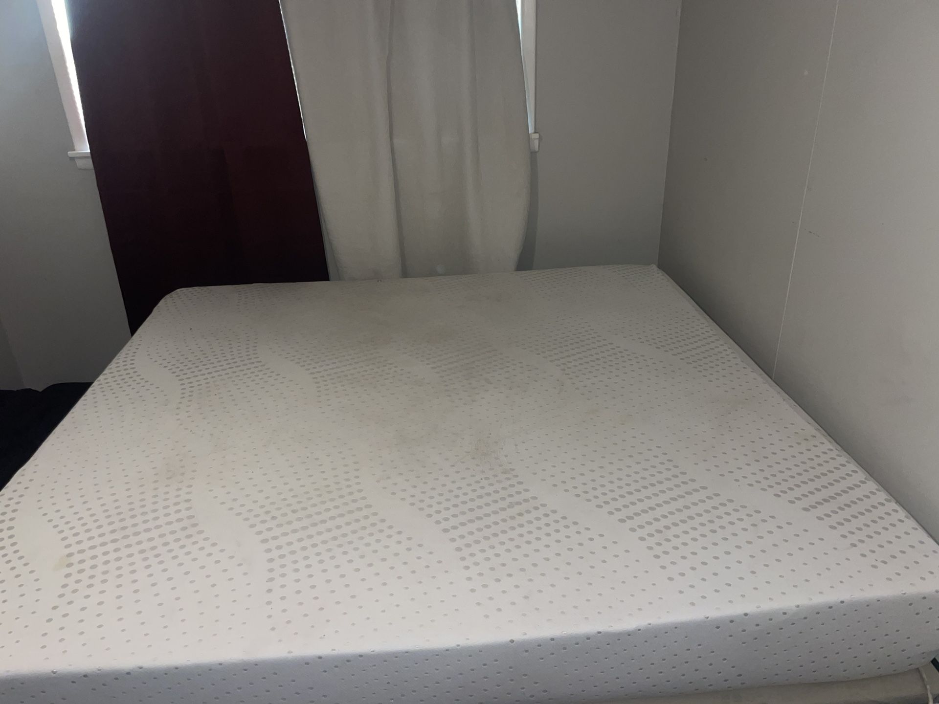 King Size Mattress With Bed frame 