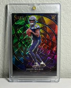 2025 Panini Select Jalen Milroe True 1/1 Color Wheel Rookie Card MINT CONDITION