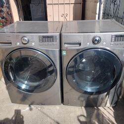 SET WASHER AND DRYER LG 🆓️ FREE DELIVERY 🆓️ STACKABLE-SIDE BY SIDE ✅️ STAINLESS STEEL ✅️ 