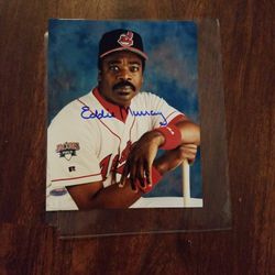 Eddie Murray Autographed 8×10