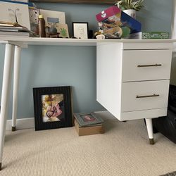 Beckley Writing Desk - White