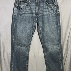 Ariat Rebar M5 Straight 36x32 Blue Jeans