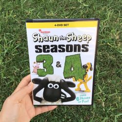 Shaun The Sheep Seasons 3 and 4 DVD Video Set 4 Discs DVD Player Kids Children Family Show Lionsgate Movie