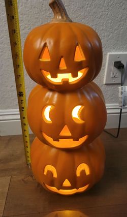 Light up jack-o-latern