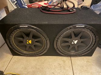 Dual Kicker Comp Subwoofers in Ported Box