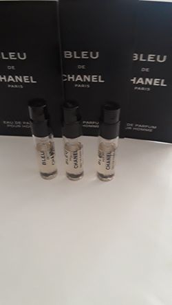 new 3 bottles new blue chanel 1.5ml $6.00each