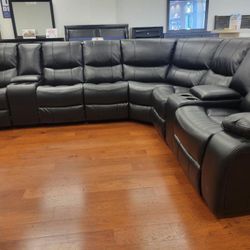 GORGEOUS SECTIONALS! $1099-$1199! OVERSIZED AND LEATHER G DURABLE! AMAZING! PRESIDENTS WEEKEND! 