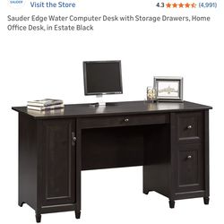 Black Office Furniture Set