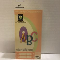 Cricut Font Cartridge ABC Alphalicious Provo Craft