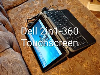 Touchscreen Laptop Tablet Dell Latitudes 3190-2in1-8gb ram-128gb HD SSD solid -goo-d for stud-ents.