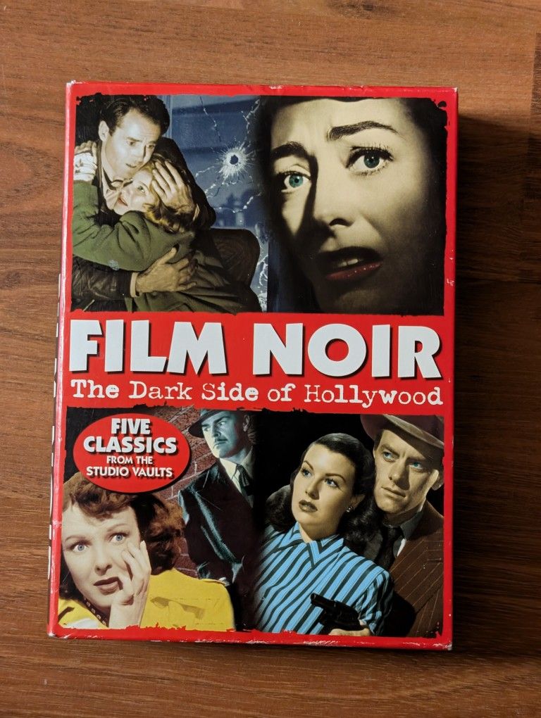 Film Noir: The Dark Side of Hollywood 5-Disc DVD Set - Joan Crawford & More