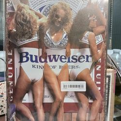 Bud Girls Metal Sign