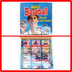 1988 Donruss Baseball Cello Box Bo Jackson