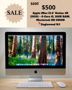 Apple iMac 21.5” 2019 Retina 4K MINT CONDITION 