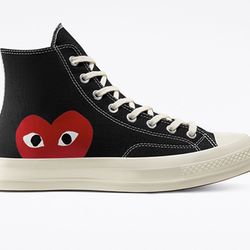 Converse Garçons Black High Top 