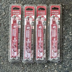 Diablo 6 in. Saw-Zall Blades Medium Metal