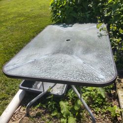 Glass Top Table