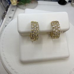 Gold Plated Hoops High Quality 18k Plated Enchape Laminado De Brazil Alta Calidad 18k Bañados 