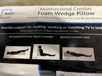 Foam Wedge Pillow Top Is Washable