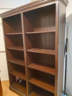 Brown shelf