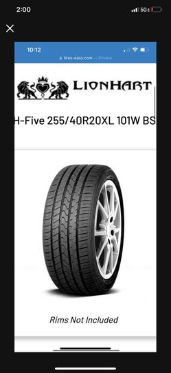 Lion Hart LH Five 255/40/20