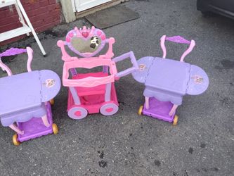 Frozen Little Girls Pretend Carts