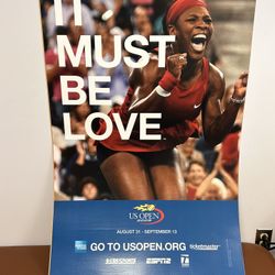 Serena Williams 2009 US Open Poster 