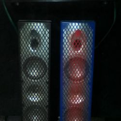 Sony Audio / Video Stereo Receiver W/ 2 Klipsch SLX 100w Wall Mount Tower Speakers