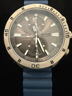 Vostok Europe Almaz Space Station Chronograph Watch