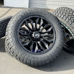 NEW 20” Wheels Rims & Tires GMC Sierra Dodge Ram 3500 Chevrolet 1500 Yukon Tacoma Jeep Wrangler