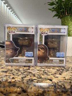 Nami And Usopp Bronze Funko Pop