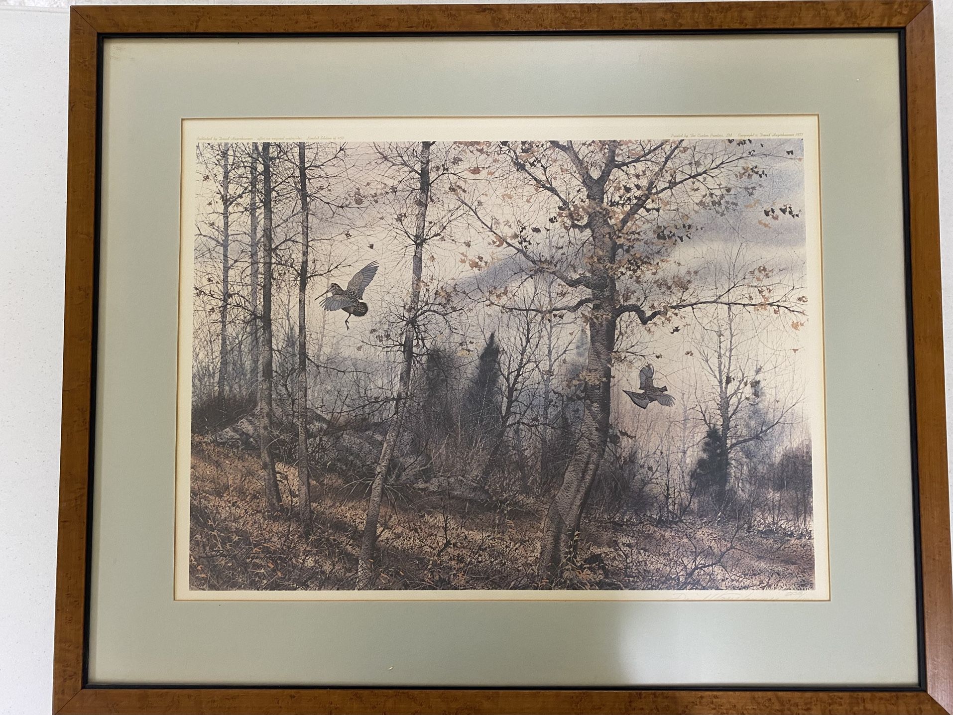 Vintage David Hagerbaumer 1977 Signed & Numbered