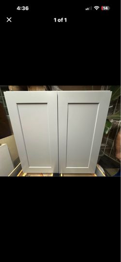 Gray Shaker Style Kitchen Cabinet Doors