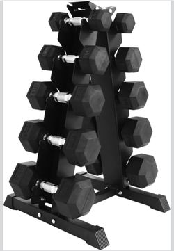 Dumbell Set with Rack