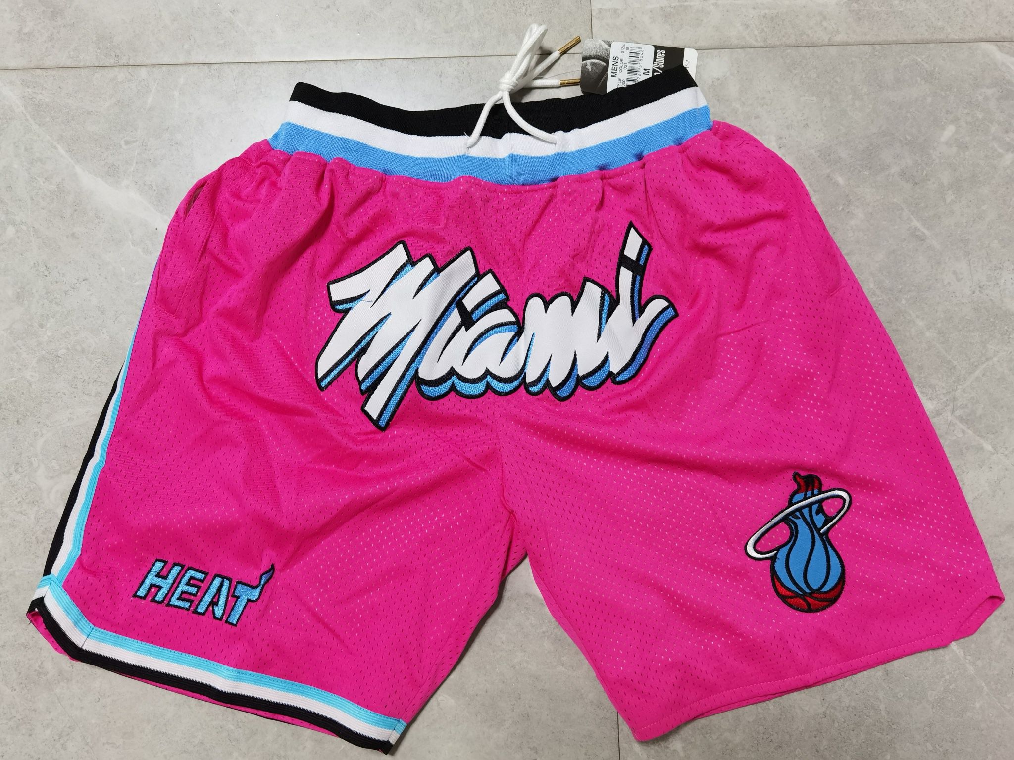 High Quality Men's Basketball Jersey Shorts NBA Miami Heat Shorts