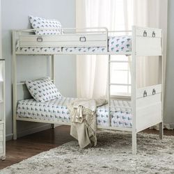Twin/Twin Metal Bunk bed @Elegant Furniture