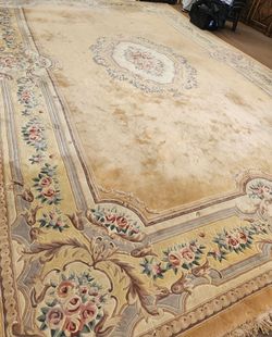 Huge 12x20 Japanese handknotted wool rug