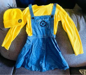 Girls Minion Halloween Costume