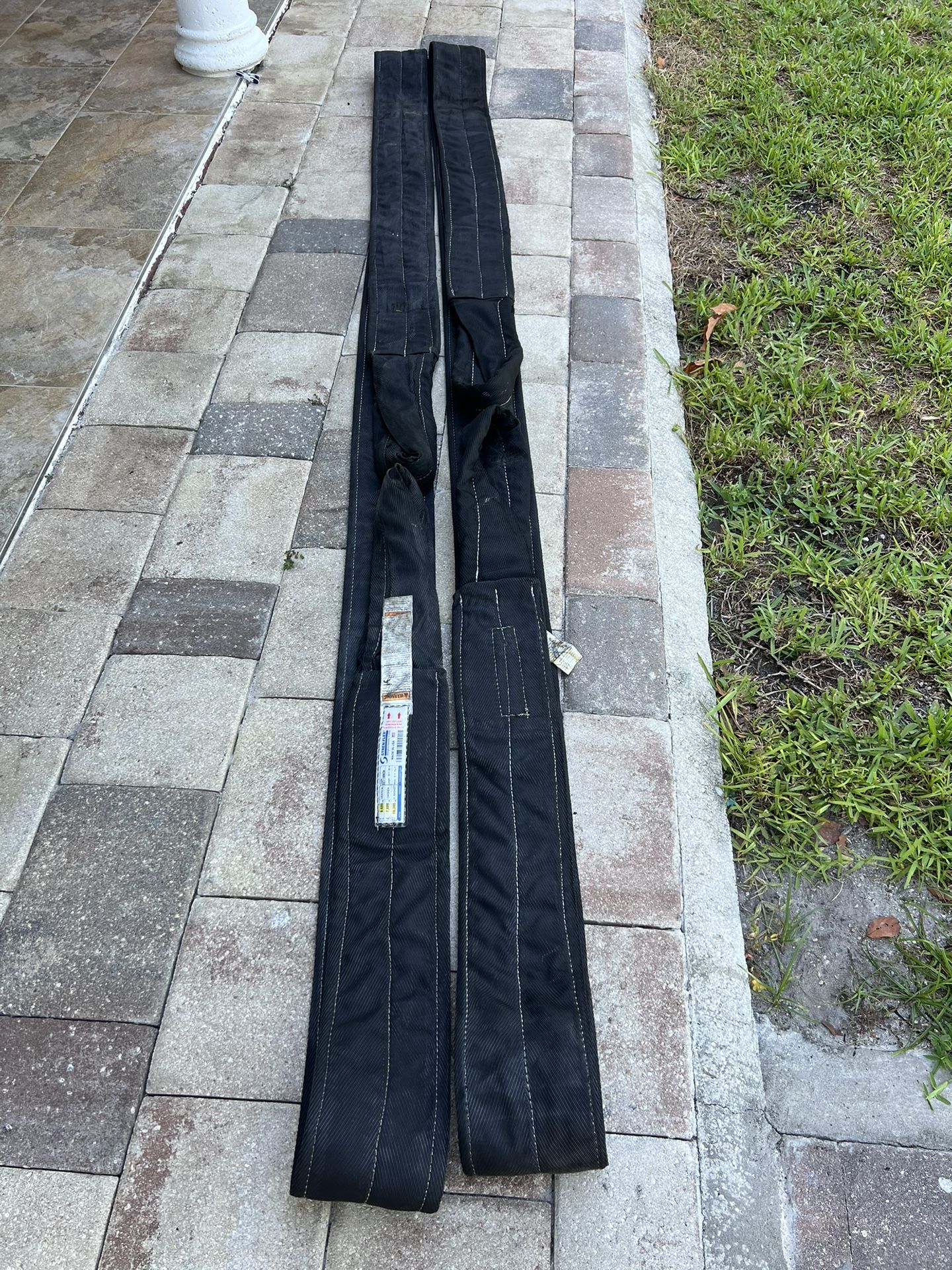 STREN-FLEX Web Sling: Type 4, Nylon, 1 Plies, 20 ft Sling Lg, 9,600 lb Vertical Hitch Capacity