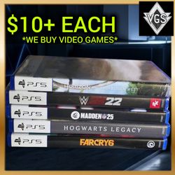 PS5 Game Lot Horizon Forbidden West WWE 2K22 Madden 25 Hogwarts Far Cry 6