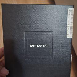 Ysl short wallet box