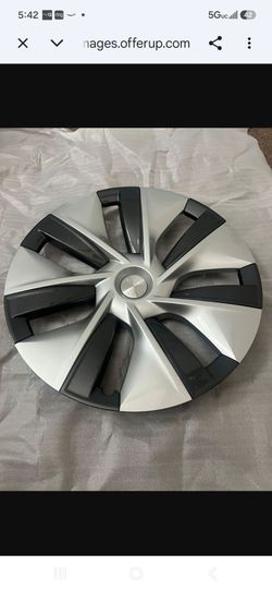 2020-24 Set / 4 Tesla Model Y Gemini Hubcap Wheel Cover 19" Factory  1044235 . NEW