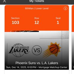 Lakers At Suns