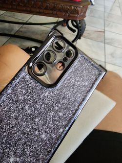 NO GLITER Phone Case with Camera Protection no gliter