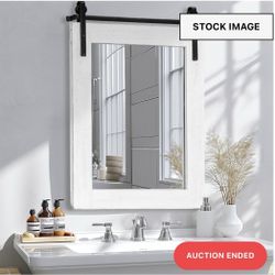Farmhouse Bathroom Mirror for Over Sink 22”x32” 