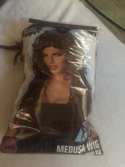 Wig Dark Red