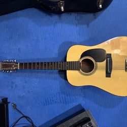 Unbranded 12 string acoustic