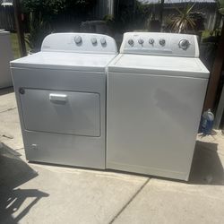 Whirlpool Washer And Dryer Gas Heavy Duty Super Capacity Good Condition Delivered And Installation Available 