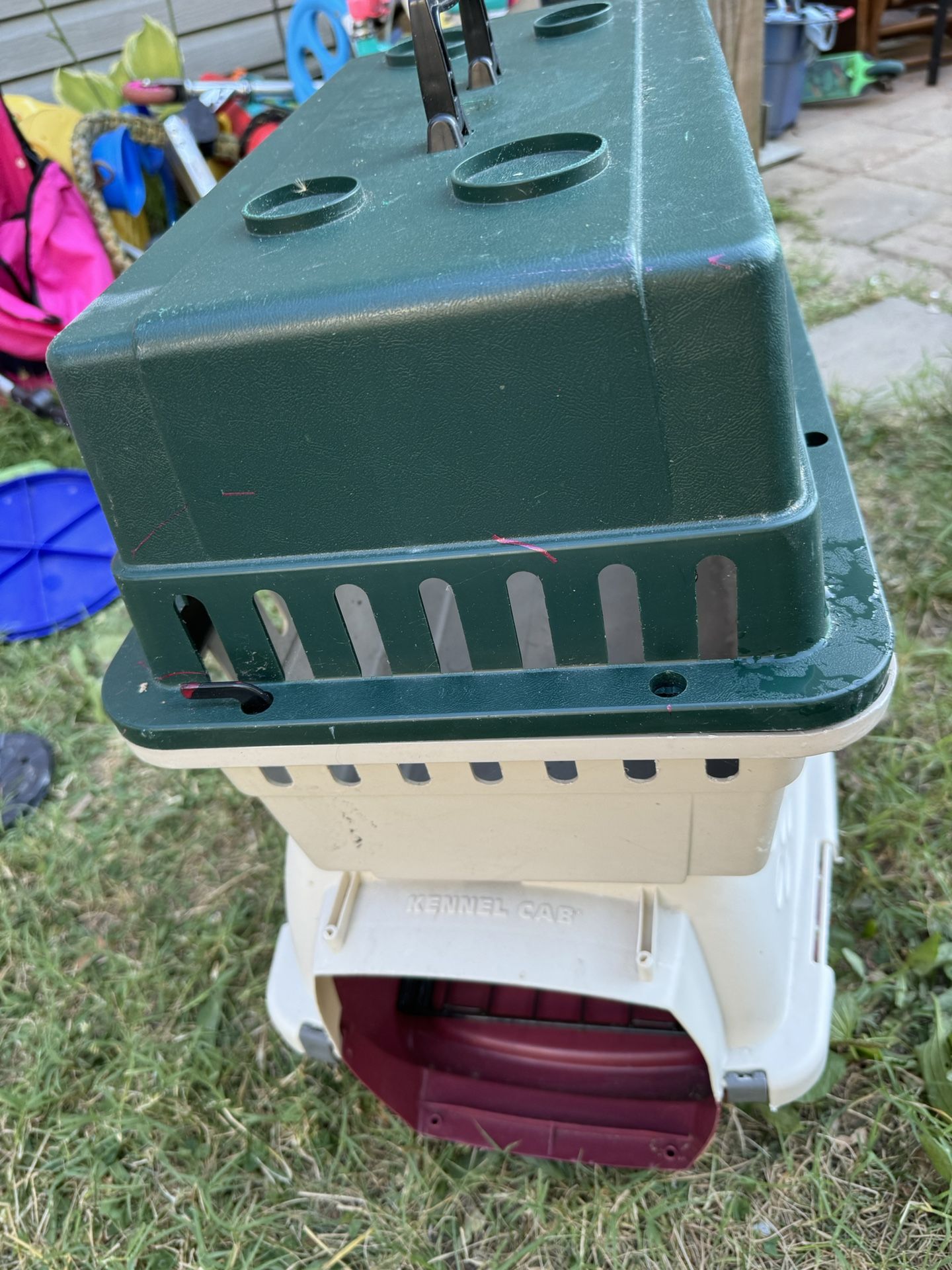Two Medium Sizes Pets Carriers, One With No Doors ( NO SHIPPING)